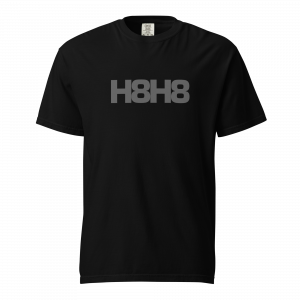 H8H8 "Hate Hate" Unisex garment-dyed heavyweight t-shirt